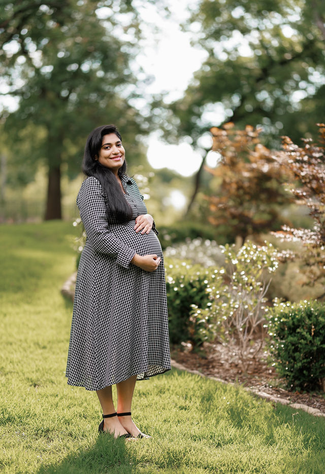 Finished maternity portrait by Palette Frames